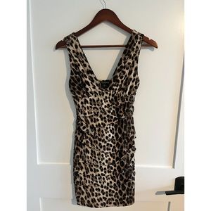 Animal print dress